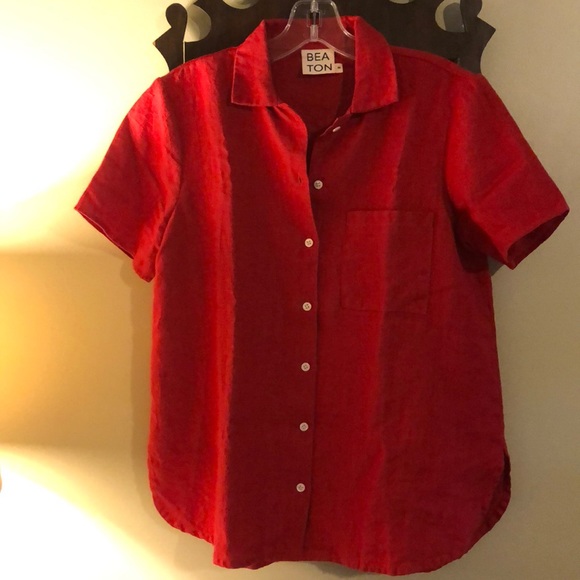 Beaton Linen short sleeve button downs - Picture 3 of 7